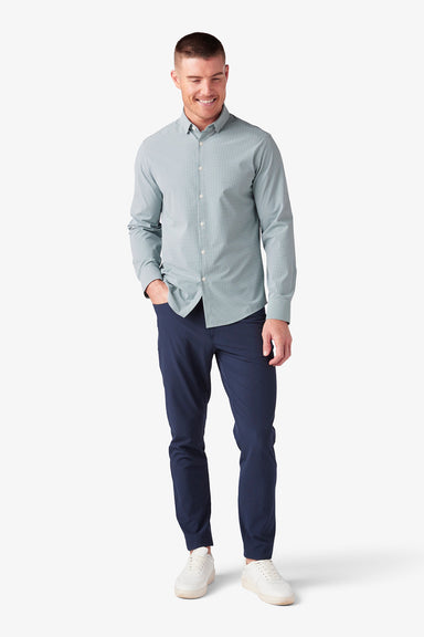 Mizzen + Main - Leeward LS - Balsam Stratford Check - Front