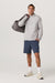 Vuori - Ponto Performance Short - Azure Heather - Model Front