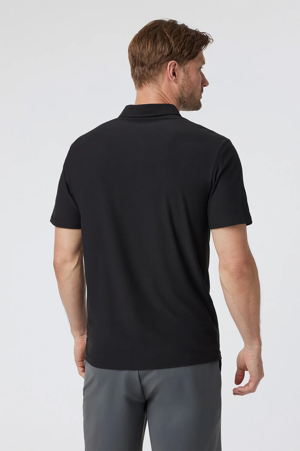 Vuori - Strato Tech Polo - Black - Back