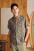 Faherty - SS Breeze Shirt - Rose Turquoise Blossom - Front