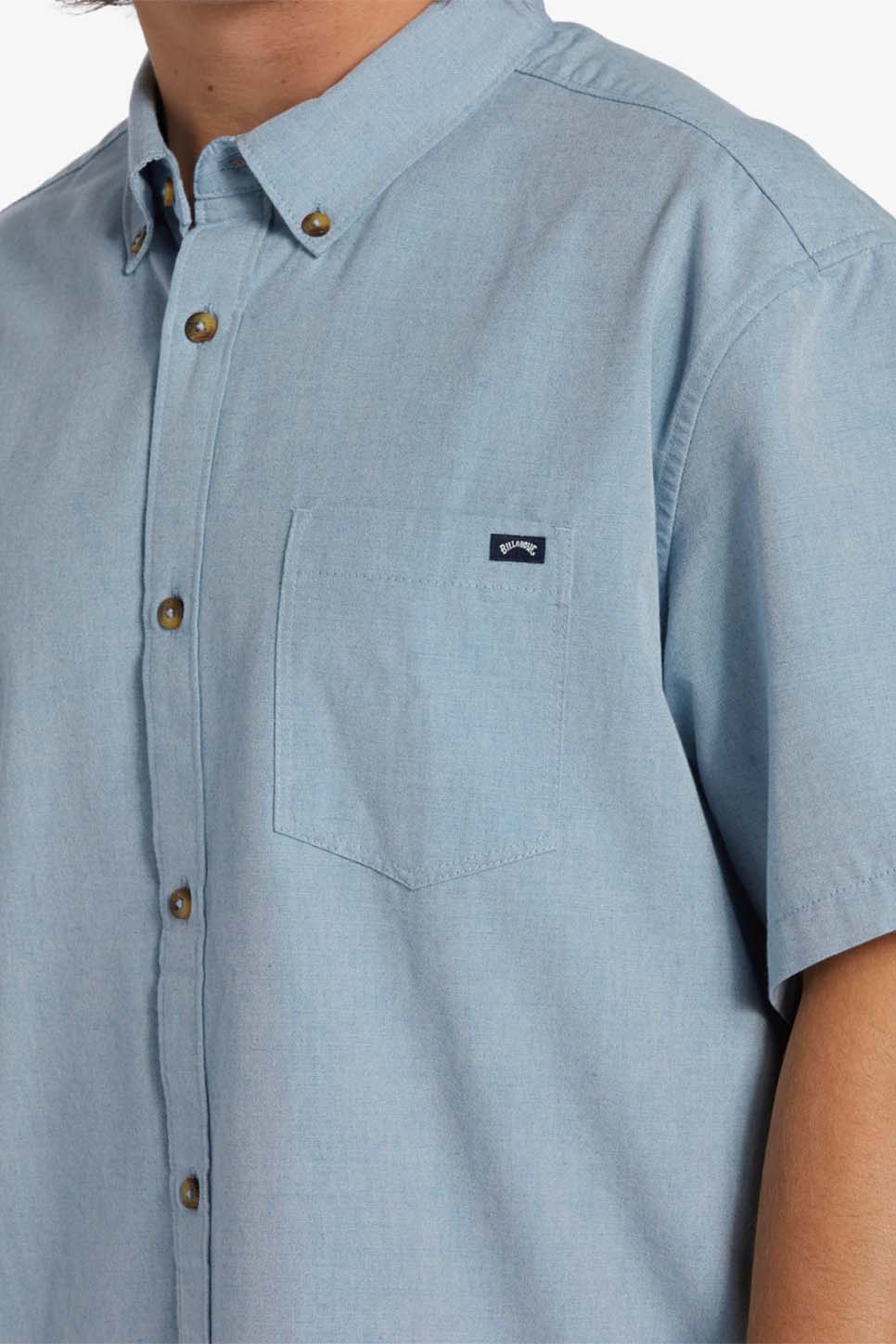 Billabong - All Day SS - Powder Blue - Detail