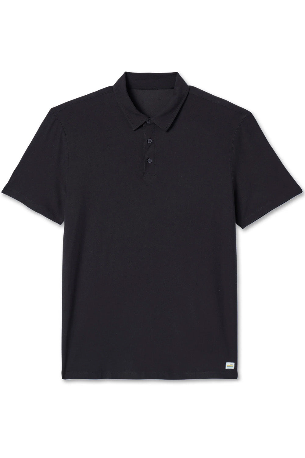 Vuori - Strato Tech Polo - Black - Flatlay