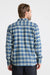 Roark Revival Crossroads Flannel in Deep Blue — Back view