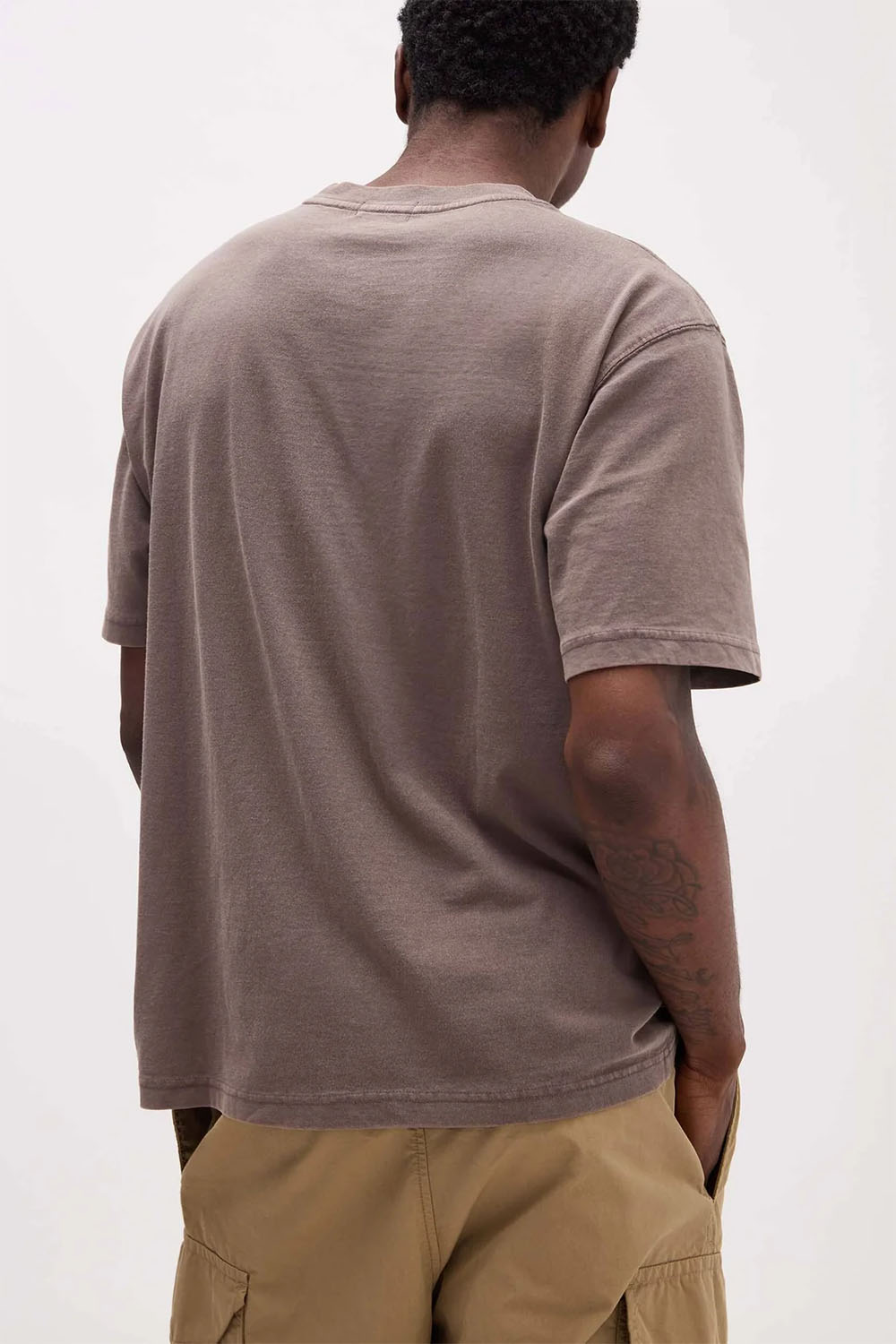 Richer Poorer - Relaxed SS Tee - Mole - Back