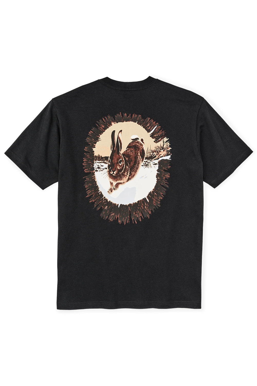 Filson HARE CHASE GRAPHIC T-SHIRT Black Back