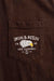 iron and resin dont ruin it tee brown pocket