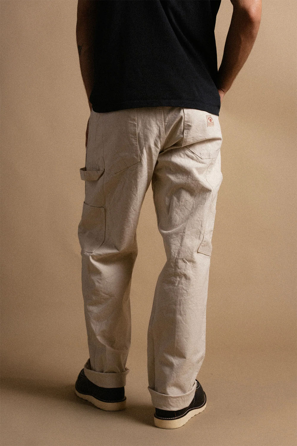 iron and resin double knee journey natural back
