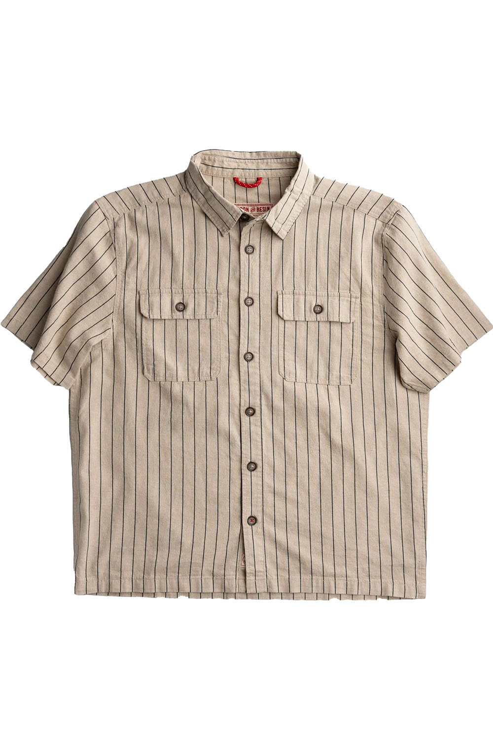 iron and resin gil shirt natural flatlay
