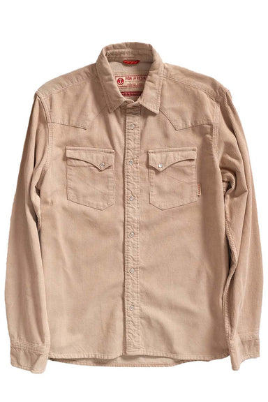 iron and resin ojai shirt tan front