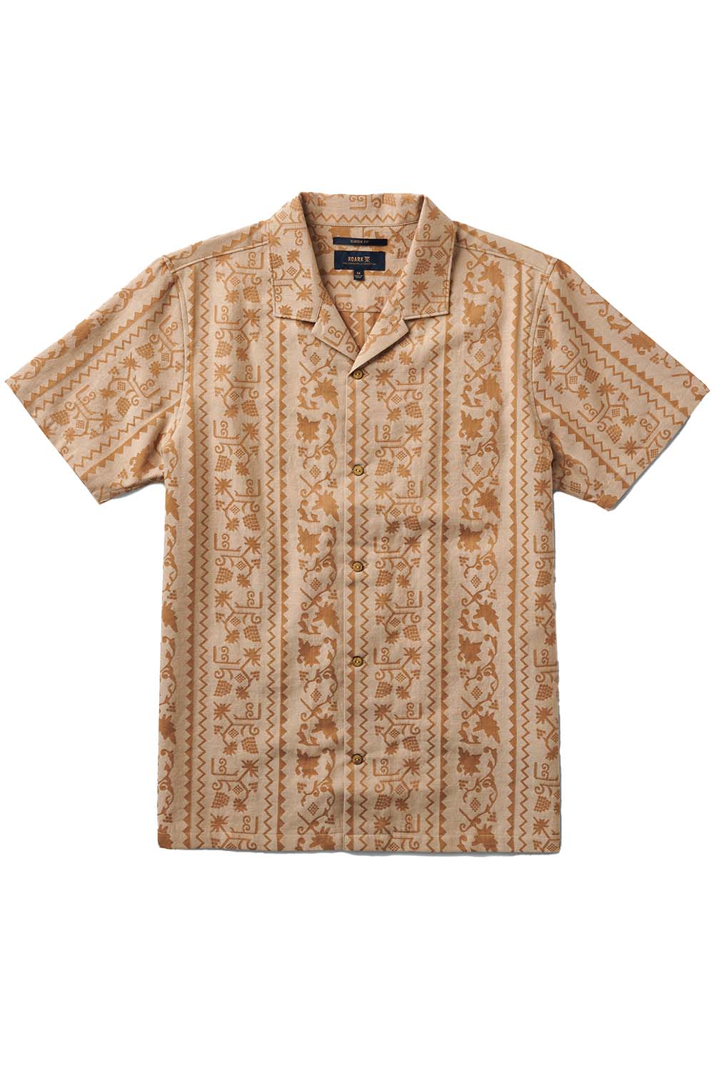 Roark - Gonzo SS Woven - Sarda Almond - Flatlay