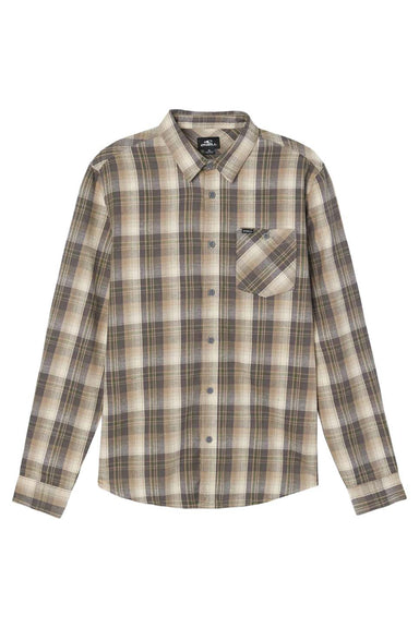 O'Neill - Redmond Stretch Flannel - Khaki - Flatlay