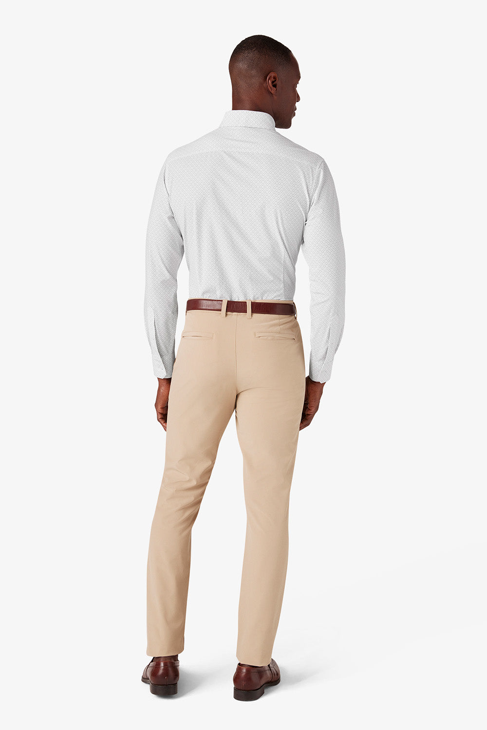 Mizzen + Main - Leeward LS - White Medallion Print - Back