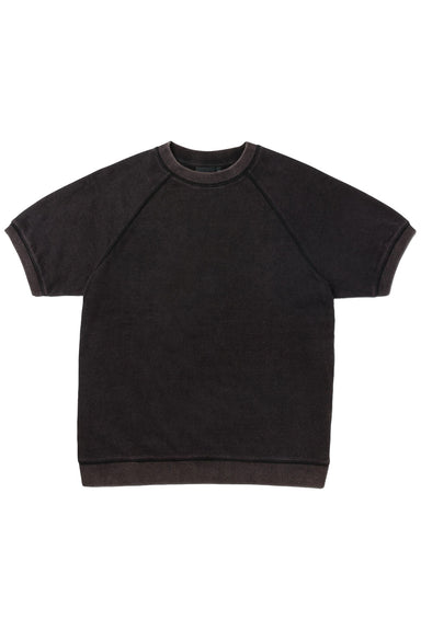 Richer Poorer - Recycled Raglan Sweatshirt - Mineral Black - Flatlay