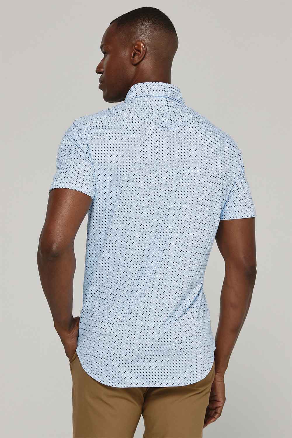 7Diamonds - Ridge SS - Light Blue - Back