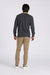 Grayers - New Spencer Waffle Crew - Charcoal  - Back