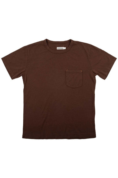 Freenote Cloth - 9oz Pocket T-Shirt - Chocolate