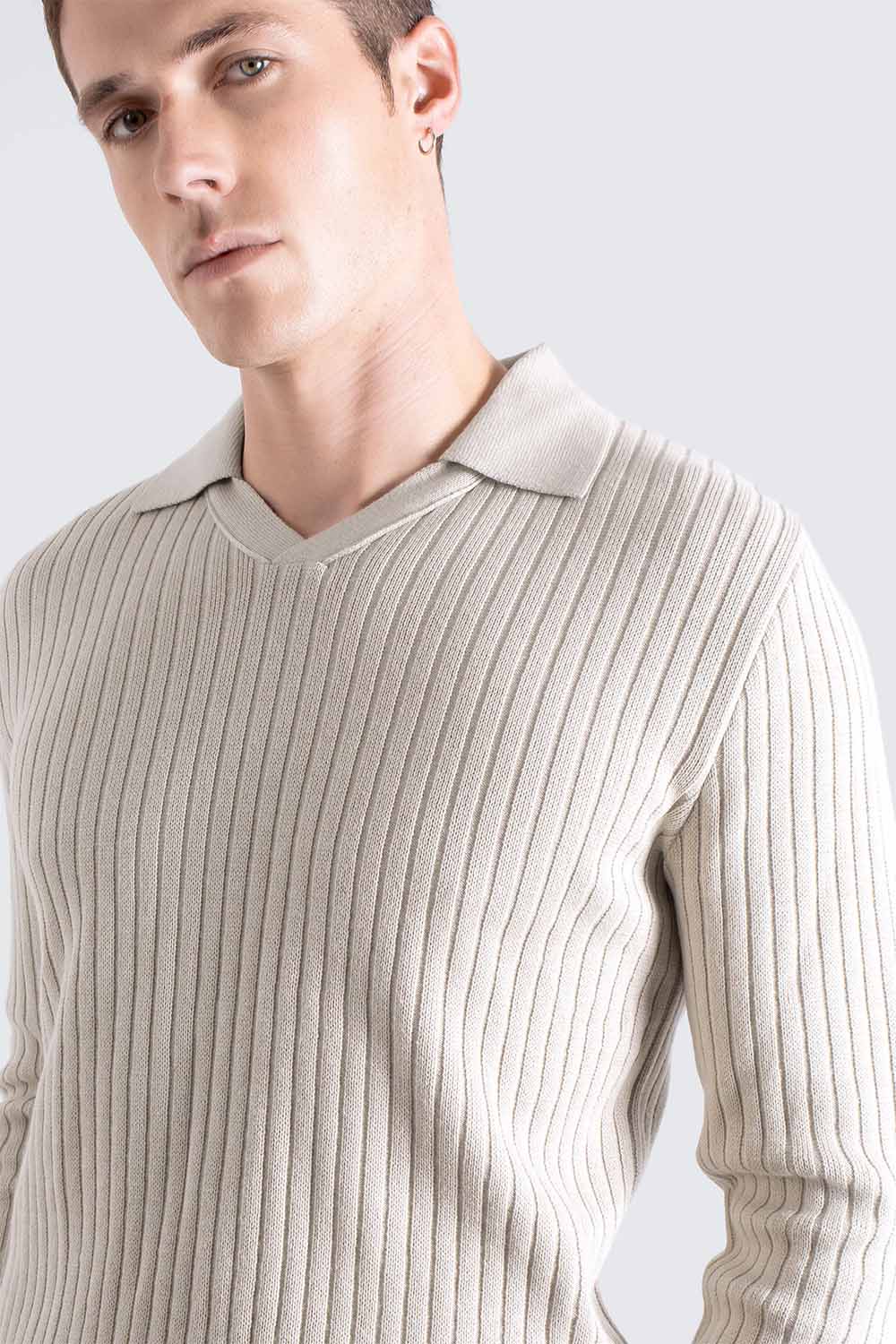 Far Afield - Clifford Polo - Stone - Detail