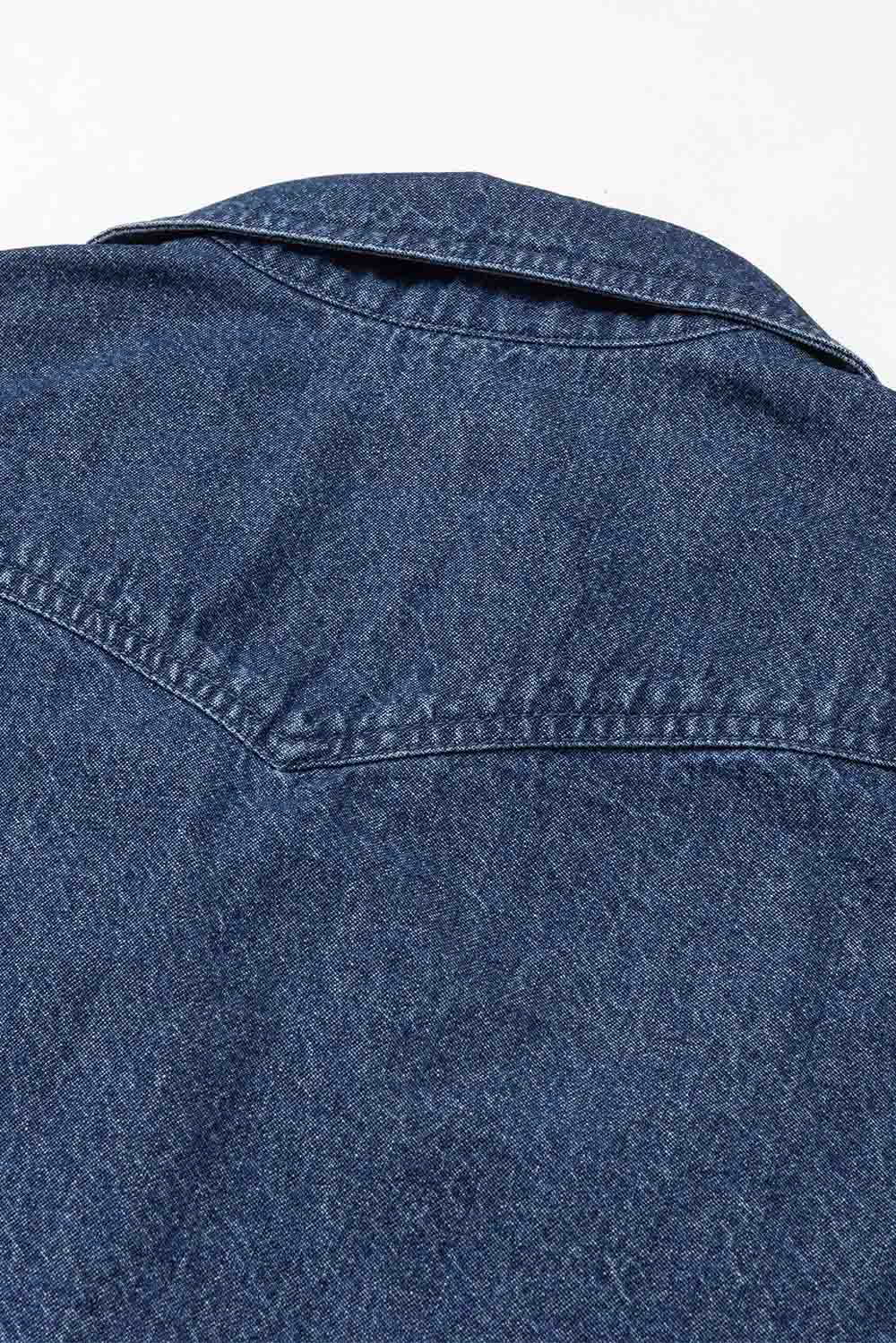 Seager - South Paw Whippersnapper - Indigo - Back Collar