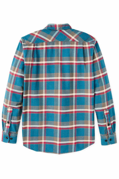 Filson VINTAGE FLANNEL WORKSHIRT Blue/Gray/Multi Plaid Back