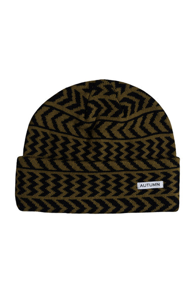 Autumn - Chevron Beanie - Fir - Front