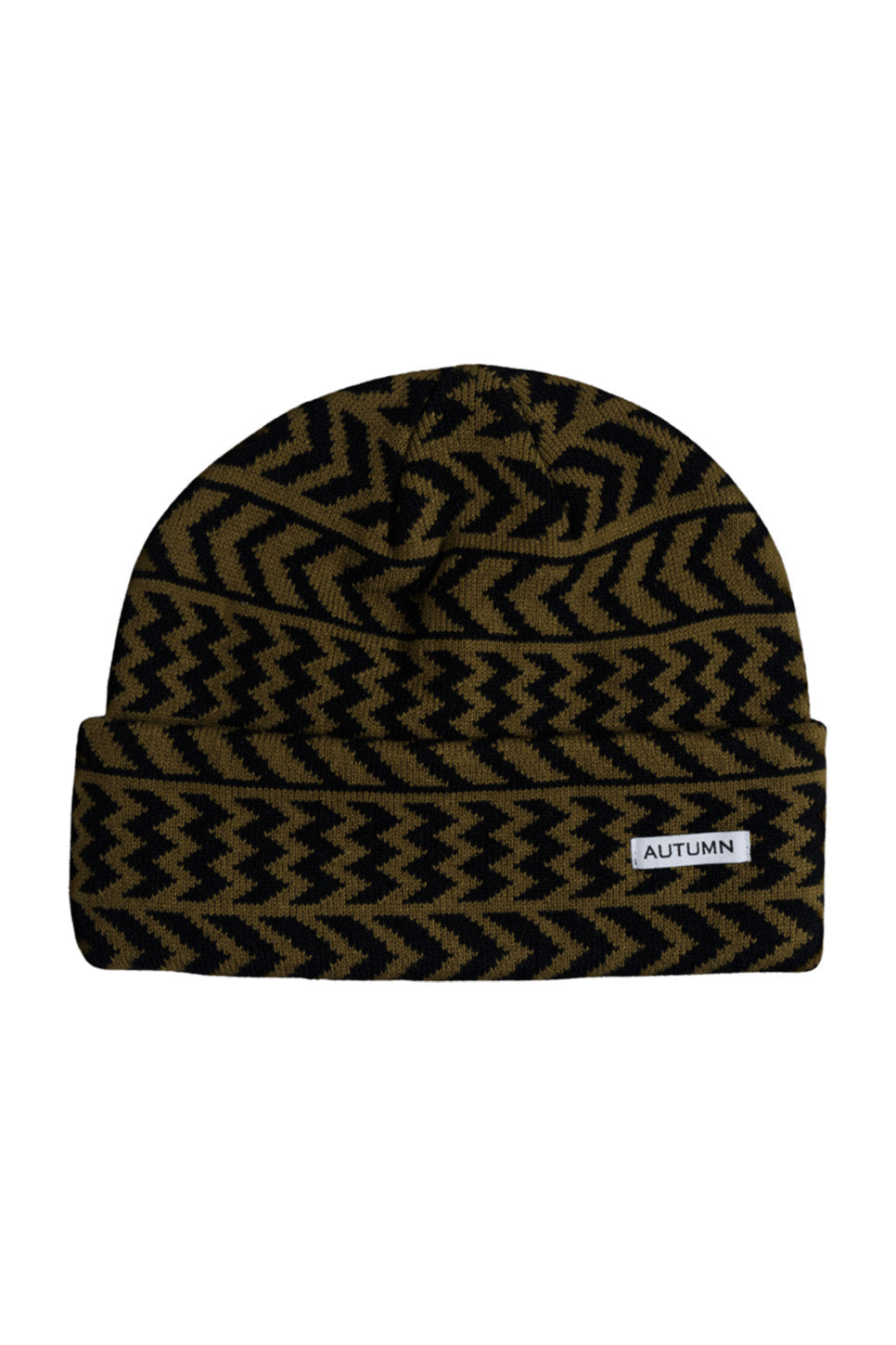 Autumn - Chevron Beanie - Fir - Front
