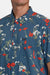 RVCA - Botanical SS - Duck Blue - Detail