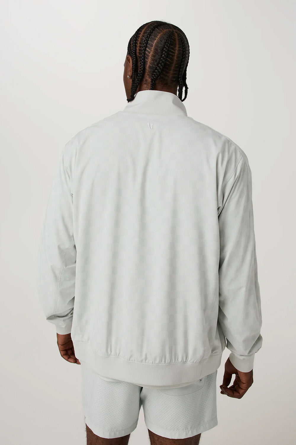 Vuori - Kore Fitness Jacket - Breeze Bondi - Model Back