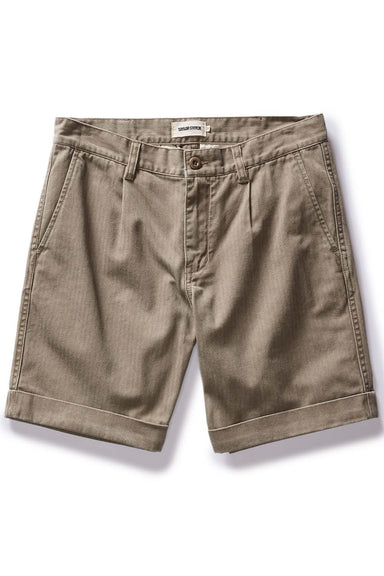 Taylor Stitch - Matlow Short - Baked Soil Herringbone - Flatlay