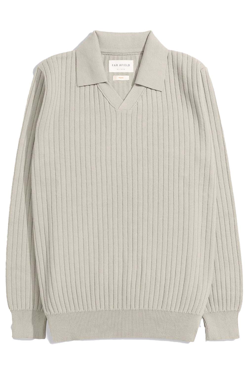 Far Afield - Clifford Polo - Stone - Flatlay