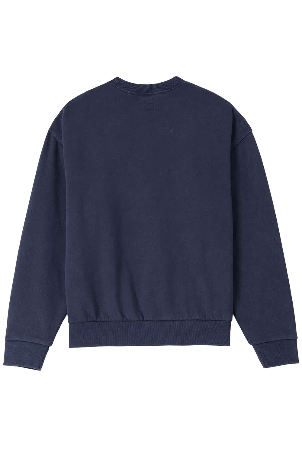 Brixton - Baseline Crew Fleece - Washed Navy Vintage Wash - Back