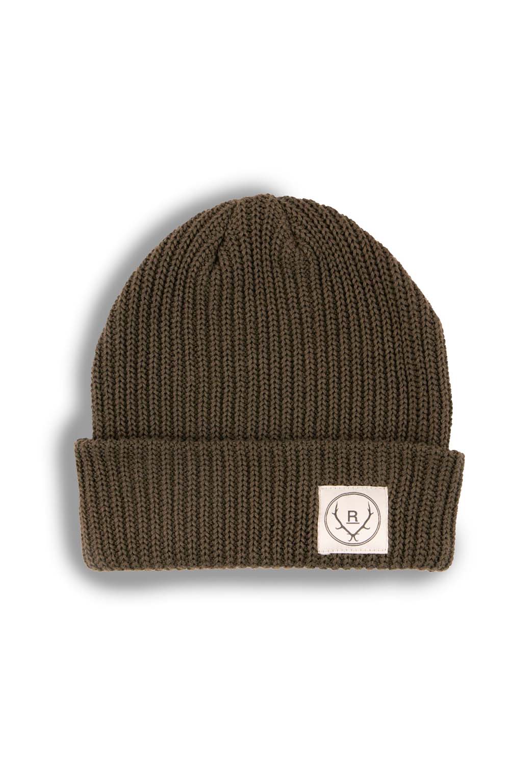 REVOLVR - Fisherman Box Label Beanie - Olive