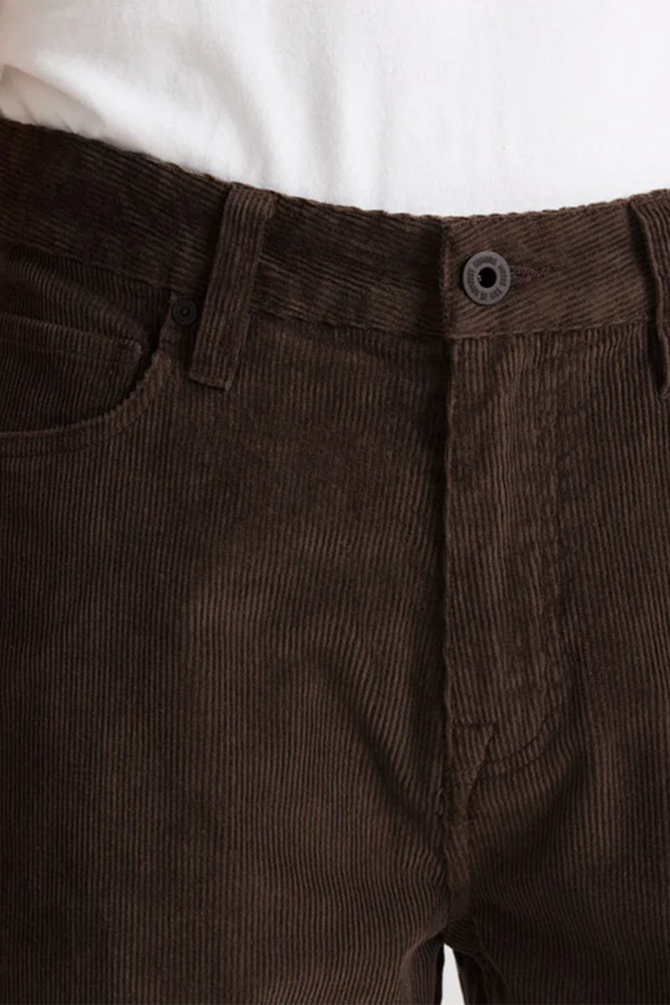 Roark Hwy 128 Cord Dark Brown Detail