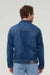 Duer Performance Denim Jacket in Alpine Indigo — Back view