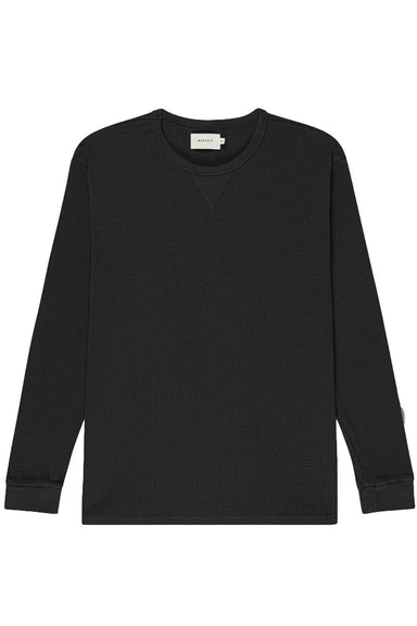 Monadic - Waffle Knit Thermal - Black