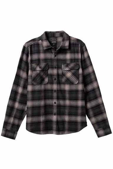 Brixton - Bowery LW Ultra Flannel - Charcoal/Black - Flatlay