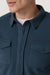 Vuori ASPEN SHIRT JACKET Ocean Blue Detail