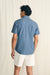 Faherty - Stretch Playa Shirt - Weathered Blue - Back