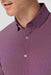 Mizzen + Main - Leeward LS - Eggplant Levi Plaid - Detail