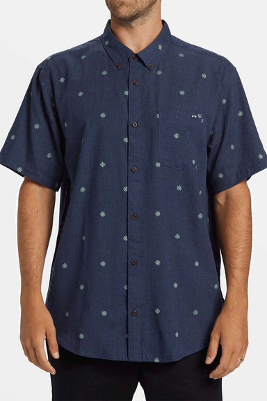Billabong - All Day Jacquard SS - Dusty Navy - Front