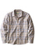 Marine Layer Pacifica Overshirt in Grey Plaid — Flatlay view