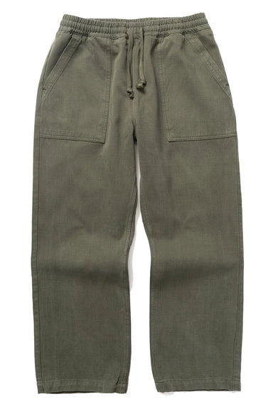 Service Works - Moleskin Chef Pants - Moss - Flatlay