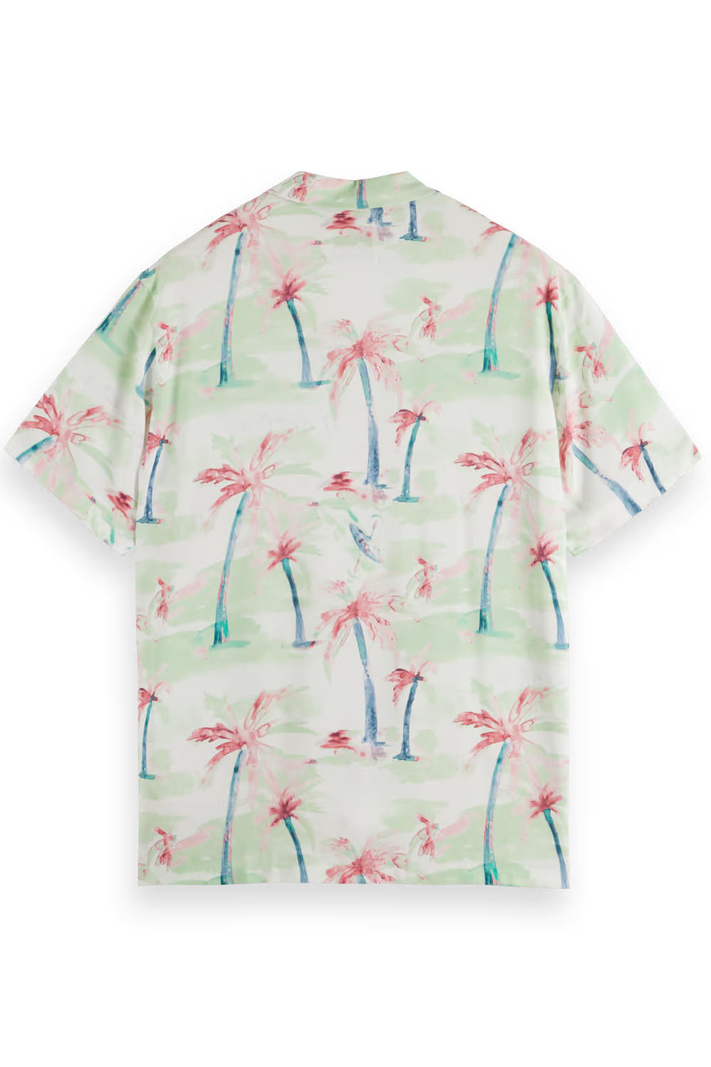 Scotch & Soda - Allover Printed Viscose SS - Palmtree Hawaii - Back