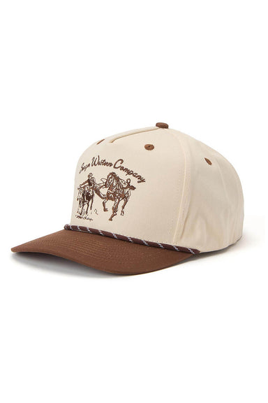 Seager - Los Rios Twill Snapback - Cream/Brown - Profile