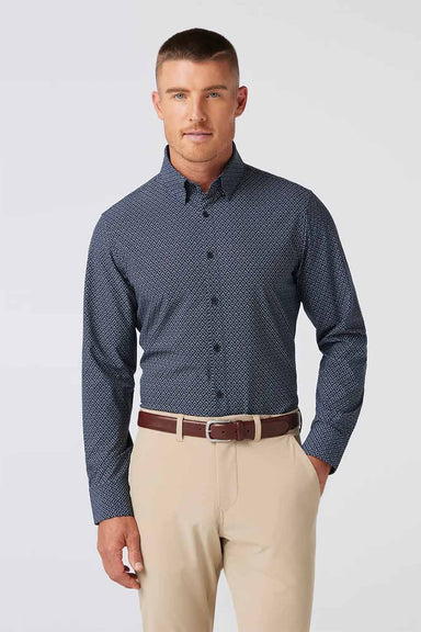 Mizzen + Main - Leeward LS - Navy Diamond