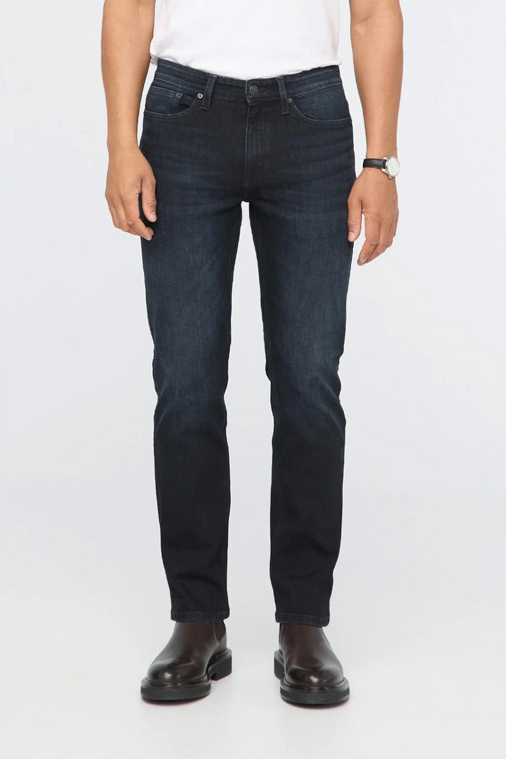 Duer - Performance Denim+ Straight - Carbon Stone - Front