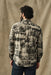Filson Field Flannel Shirt in Vintage Khaki Print — Back view