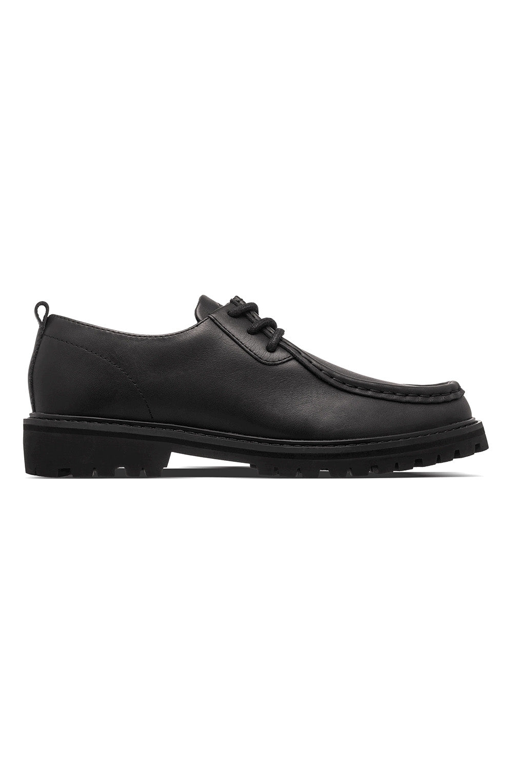 Clae - Morrison - Antique Black Leather - Side