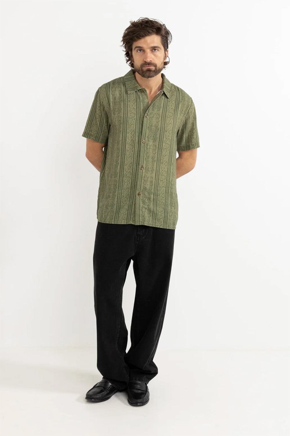 Rhythm Essential Jean Worn Black