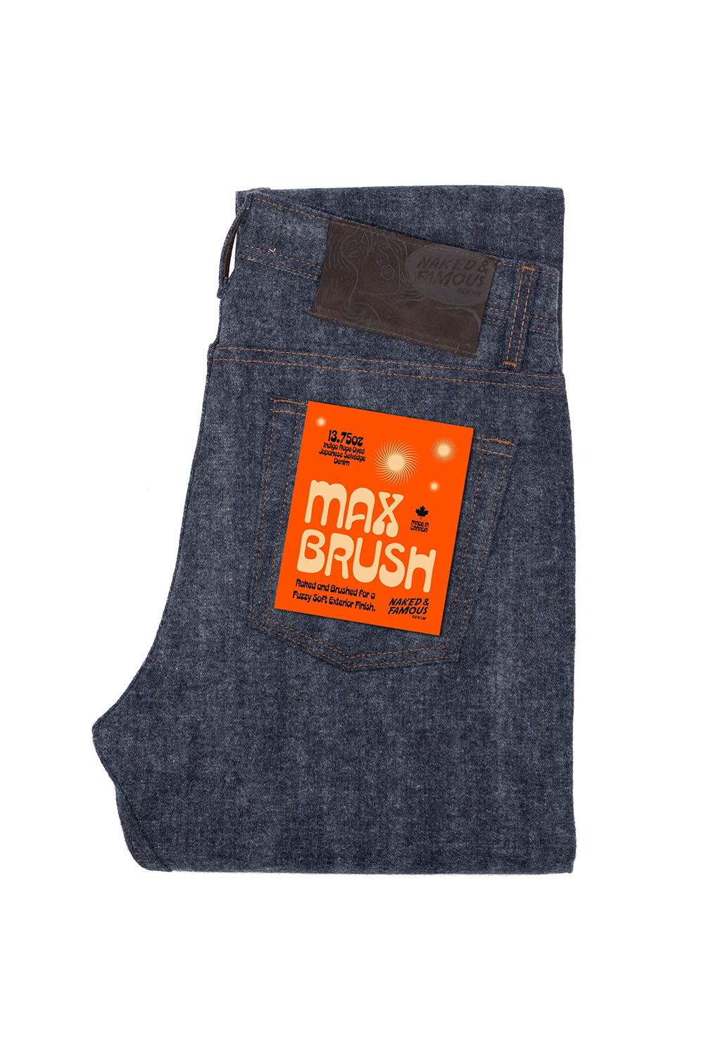 Naked & Famous - Weird Guy - Max Brush Selvedge - Flatlay