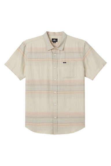 O'Neill - Seafaring Stripe SS Standard - Light Khaki - Flatlay
